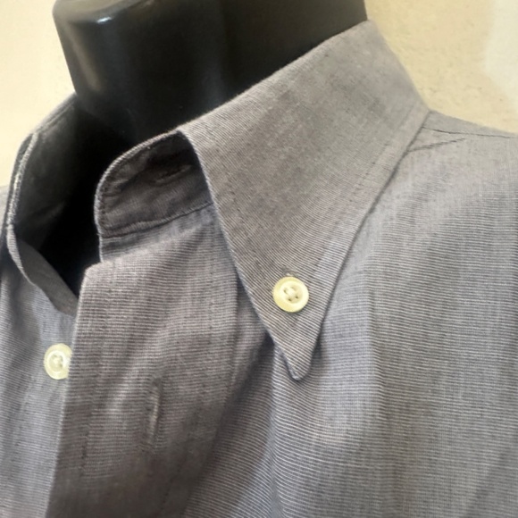 Ted Lapidus Button Down Medium Gently worn Blended cotton 22" armpit to armpit - Picture 3 of 5